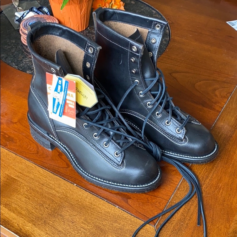 Chippewa 1935 original 8” lace to toe logger boot